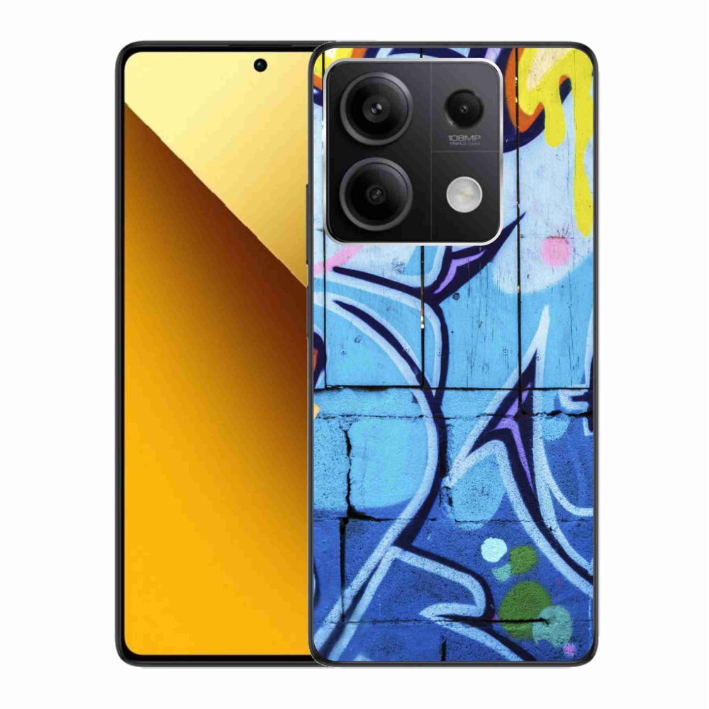 Gelový kryt mmCase na Xiaomi Redmi Note 13 5G - graffiti