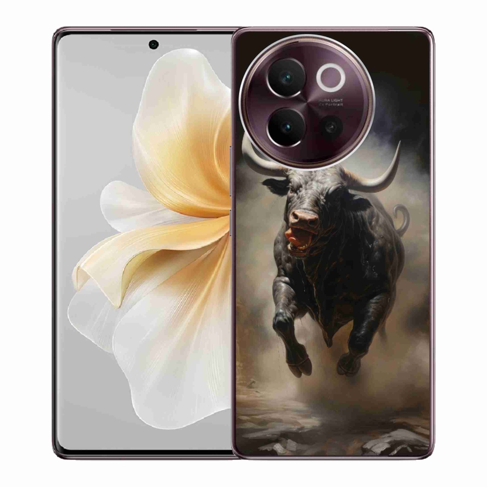 Gelový kryt mmCase na Vivo V40 Lite 5G - rozzuřený býk