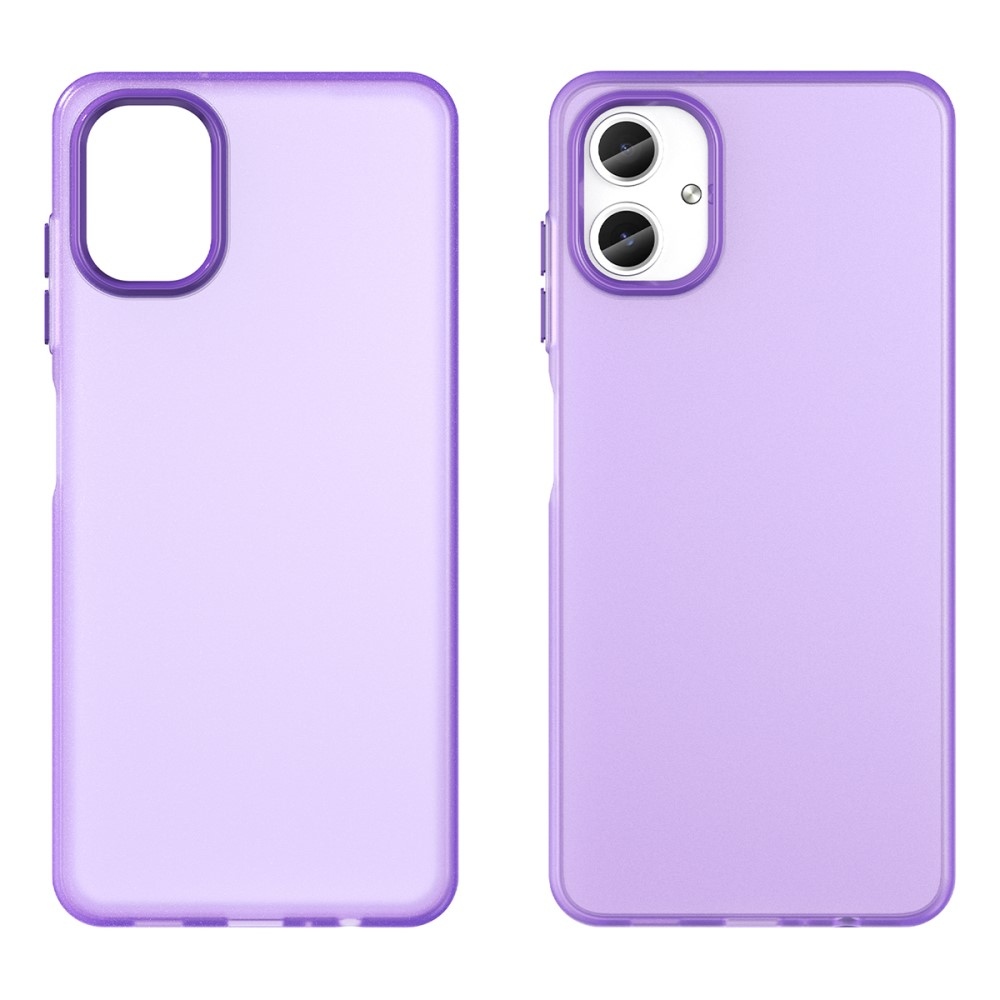 Candys matný gelový obal na Samsung Galaxy A06 4G - fialový