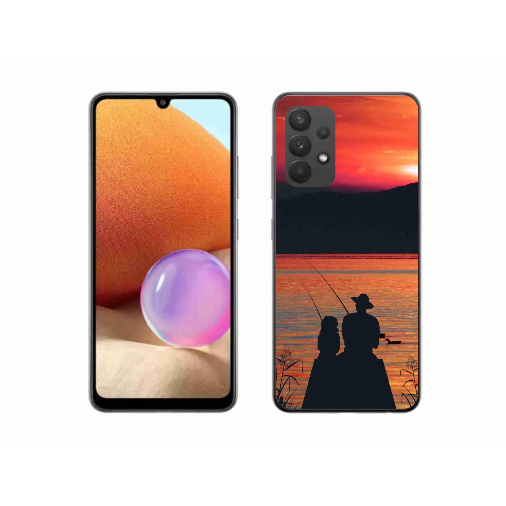 Gelový kryt mmCase na Samsung Galaxy A32 4G - rybaření 3