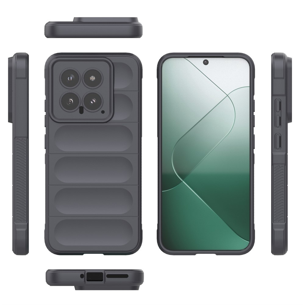 Rugg odolný gelový obal na Xiaomi 14 - tmavěšedý