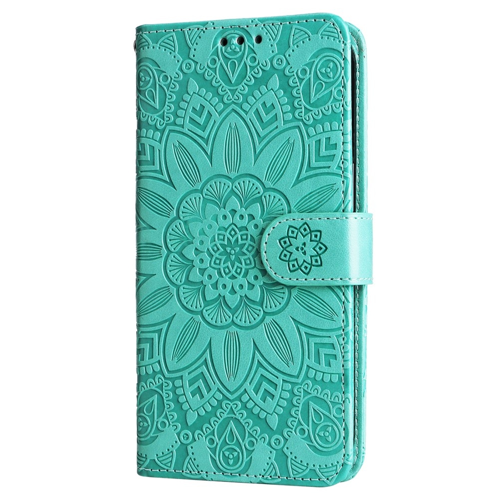 Sunflower knížkové pouzdro na Realme 14 Pro+ 5G - modrozelené