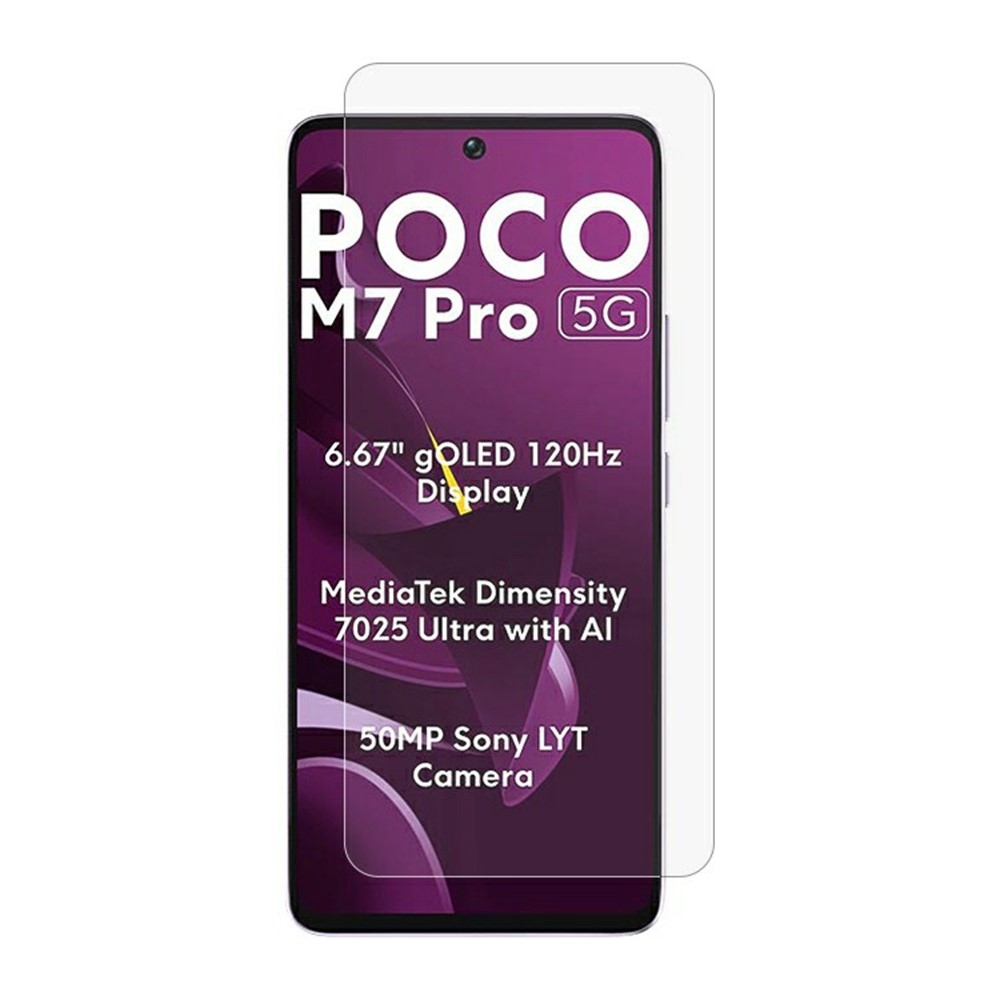 Tvrzené sklo na Xiaomi Poco M7 Pro 5G