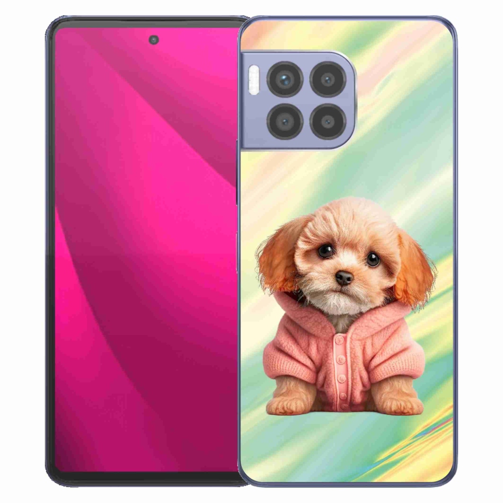 Gelový kryt mmCase na T-Mobile T Phone 2 Pro - štěně ve svetru