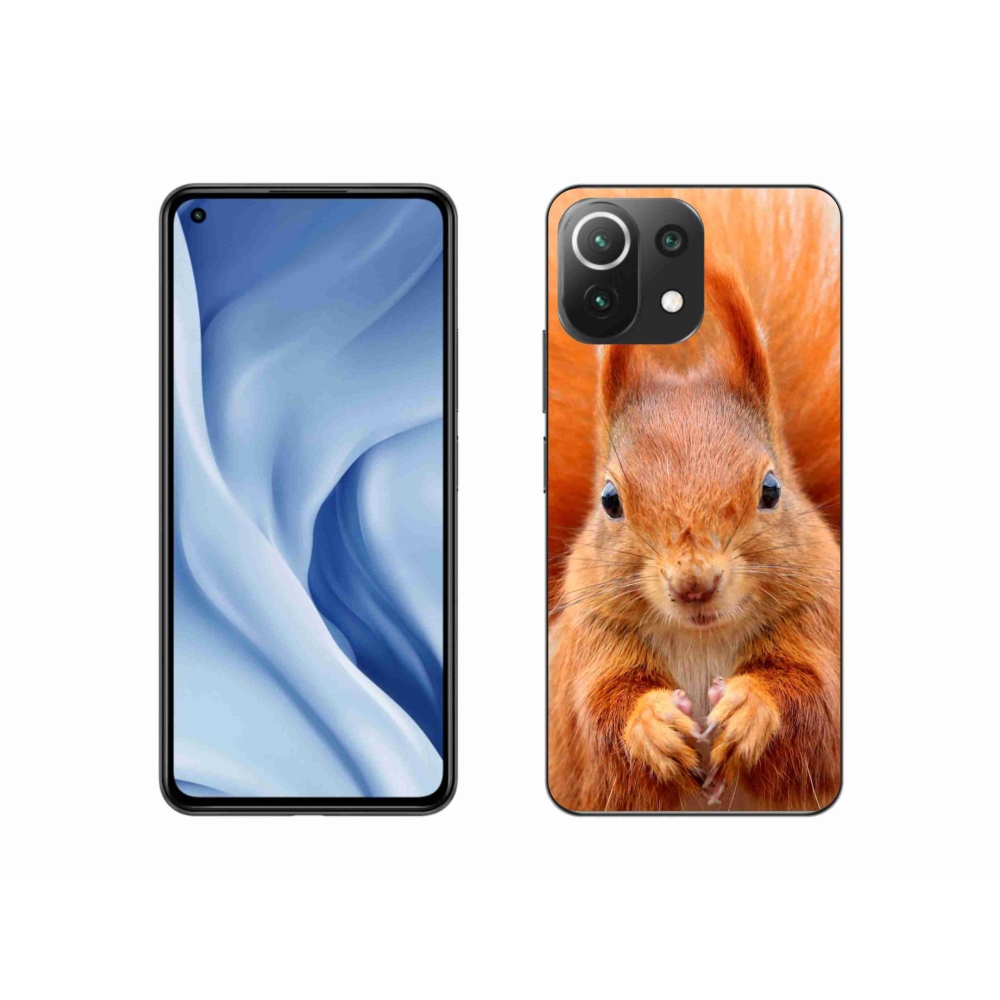 Gelový kryt mmCase na Xiaomi Mi 11 Lite 4G/5G - veverka