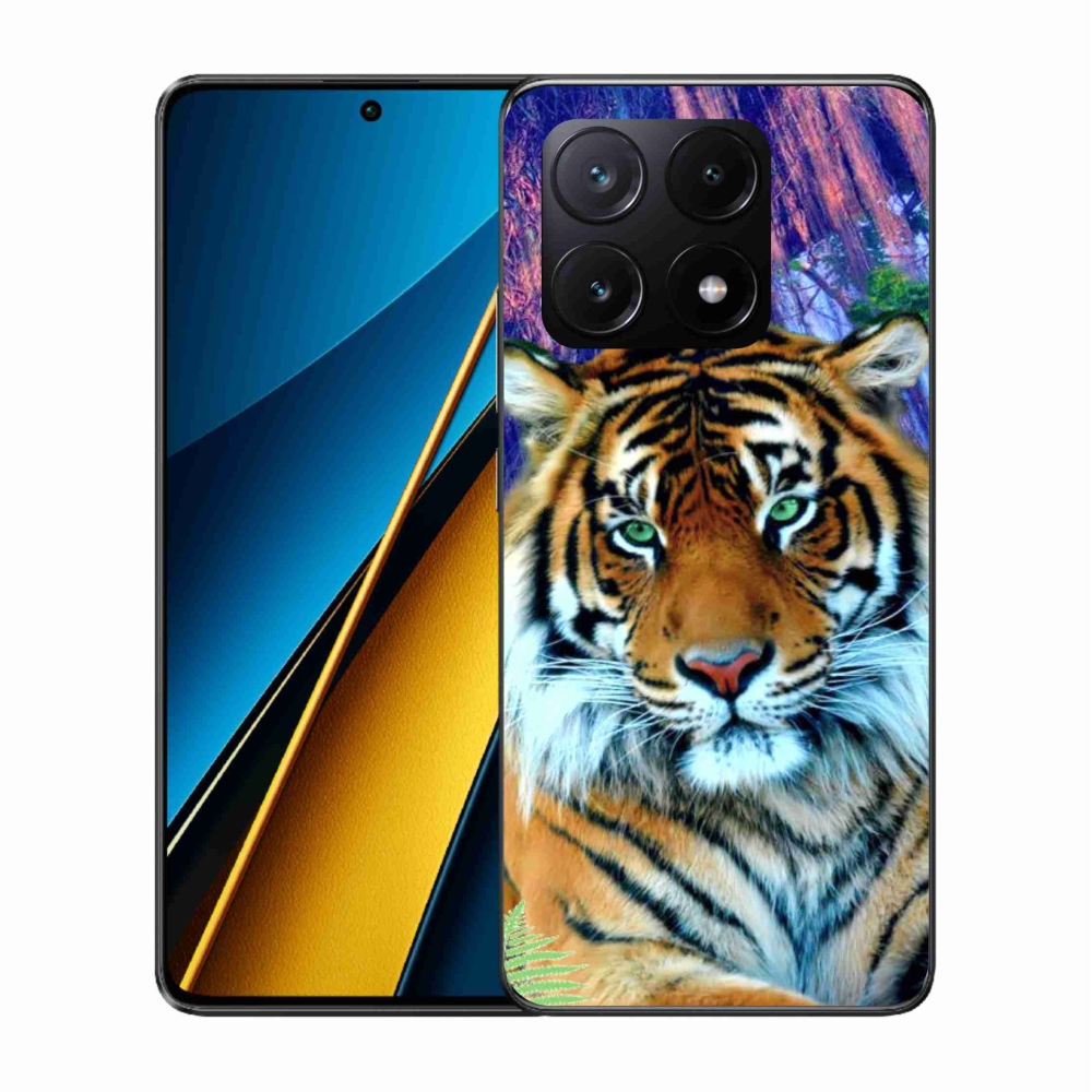 Gelový obal mmCase na Xiaomi Poco X6 Pro 5G - tygr