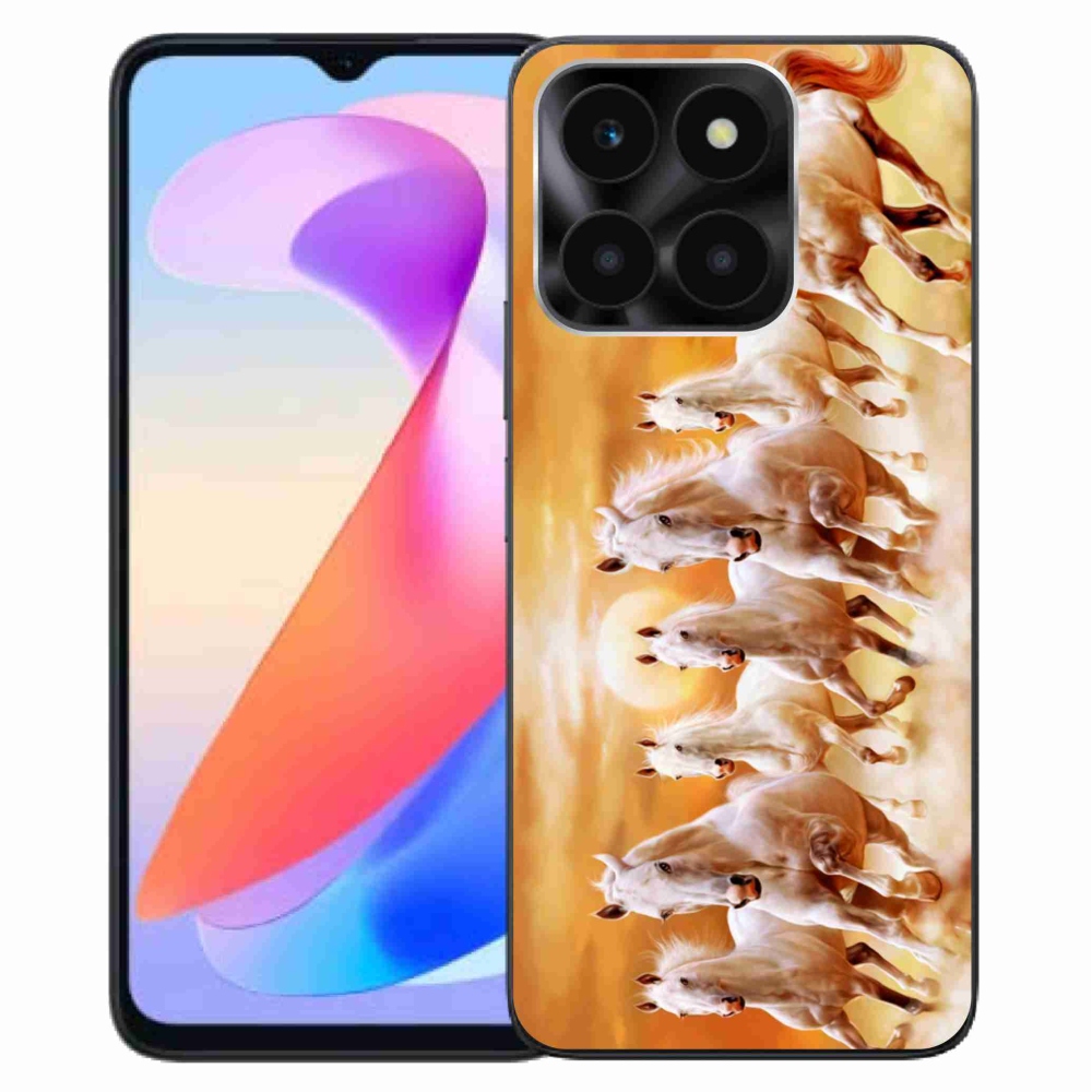 Gelový obal mmCase na Honor X6a - koně 2