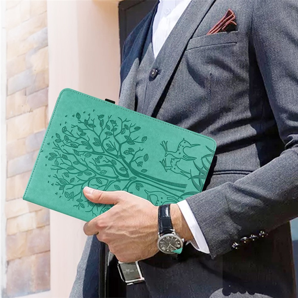 Tree zavírací pouzdro na tablet Xiaomi Redmi Pad SE 8.7 - modrozelené