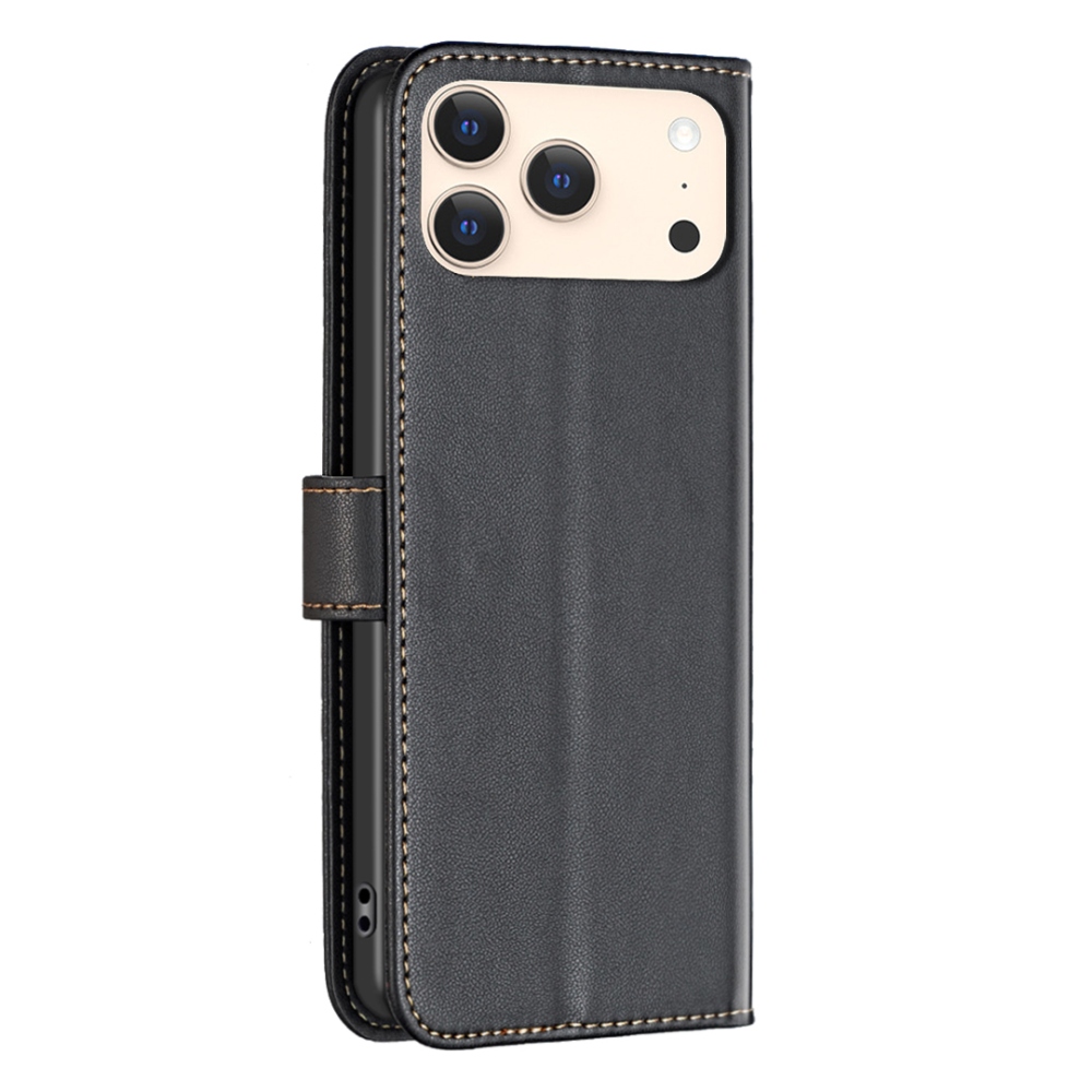 BNF knížkové pouzdro na iPhone 17 Pro - černé