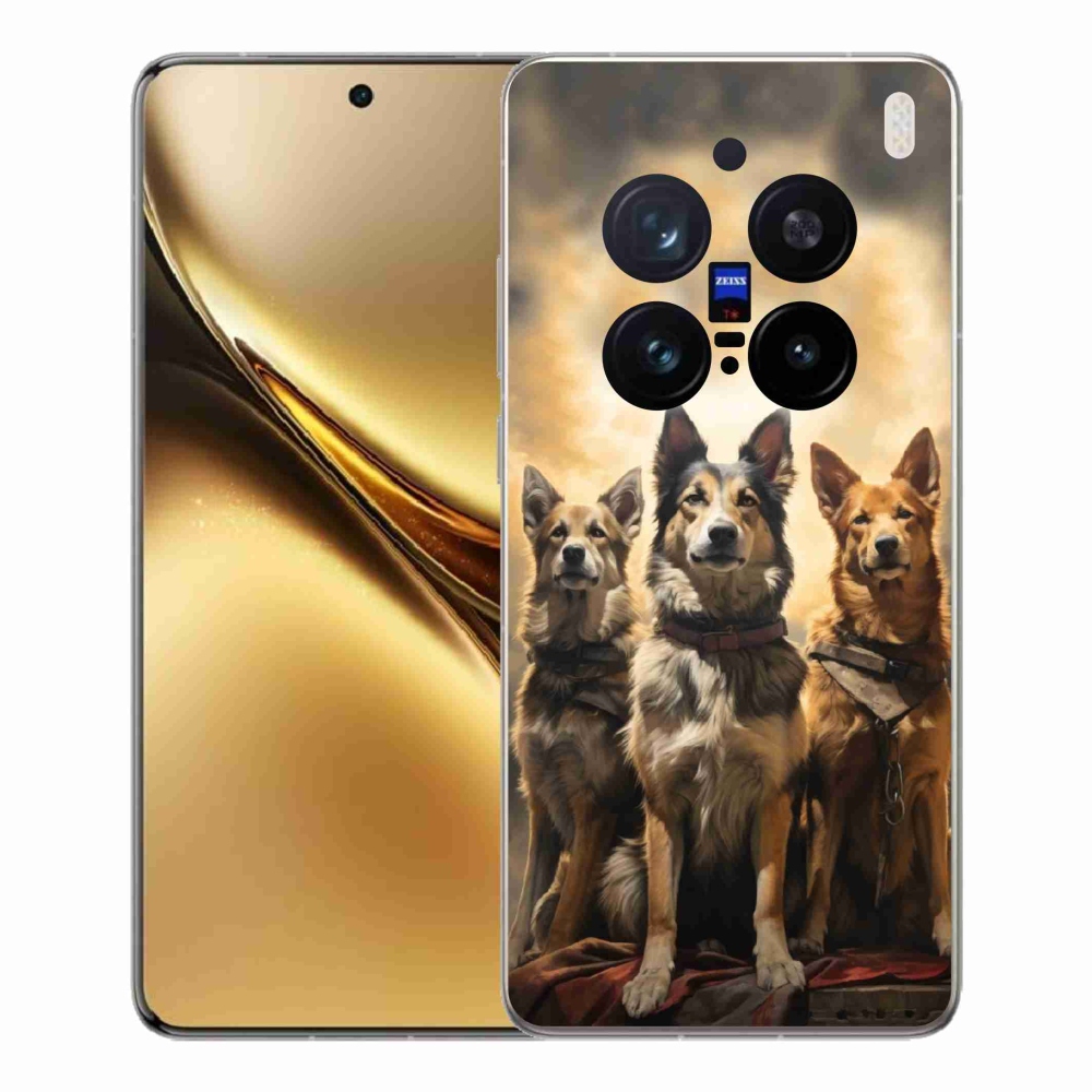 Gelový kryt mmCase na Vivo X200 Pro 5G - tři psi