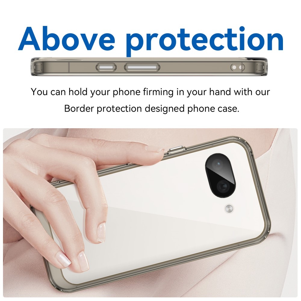 Gelový obal s pevnými zády na Google Pixel 9a - šedý