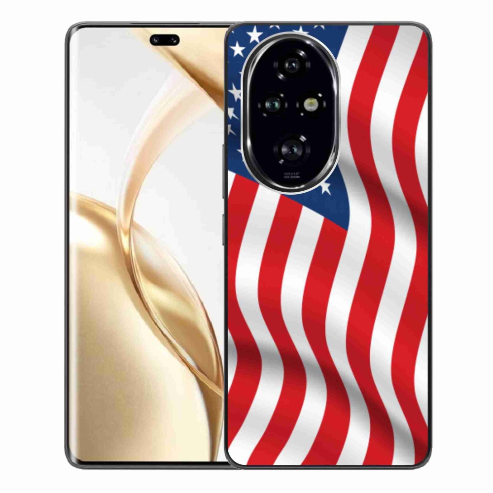 Gelový kryt mmCase na Honor 200 Pro 5G - USA vlajka