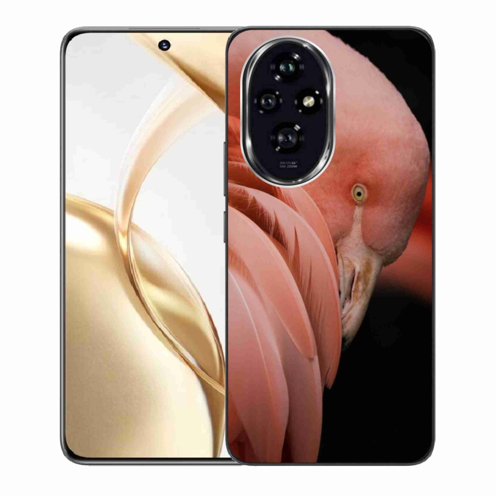 Gelový kryt mmCase na Honor 200 5G - plameňák 3