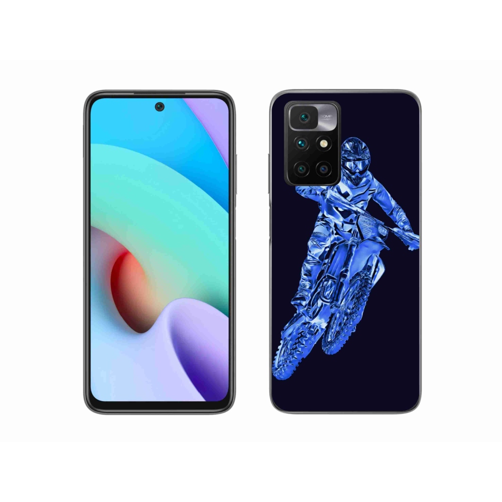 Gelový kryt mmCase na Xiaomi Redmi 10/Redmi 10 (2022) - motocross 1