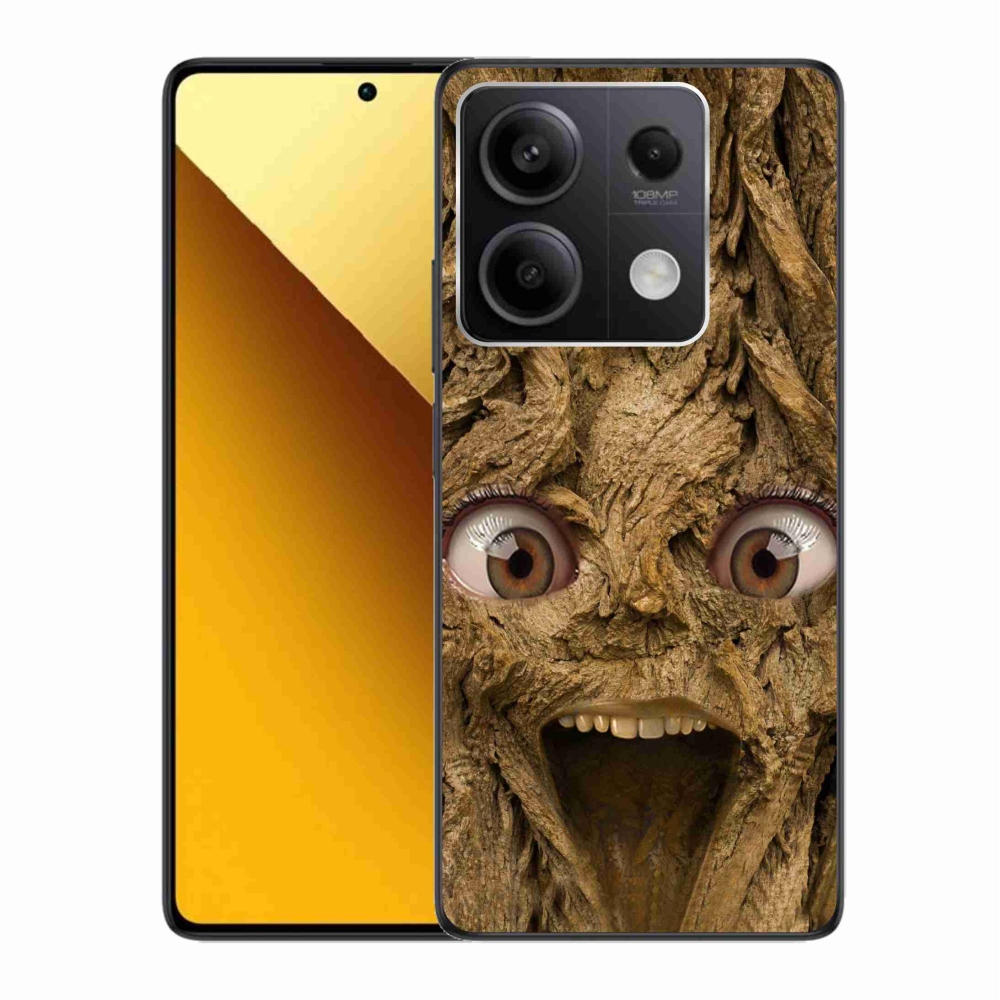 Gelový kryt mmCase na Xiaomi Redmi Note 13 5G - veselý strom s očima