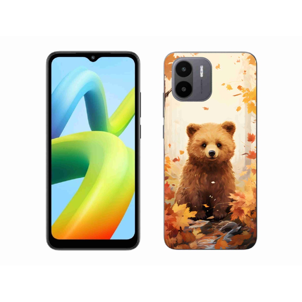 Gelový kryt mmCase na Xiaomi Redmi A1/Redmi A2 - medvěd v lese