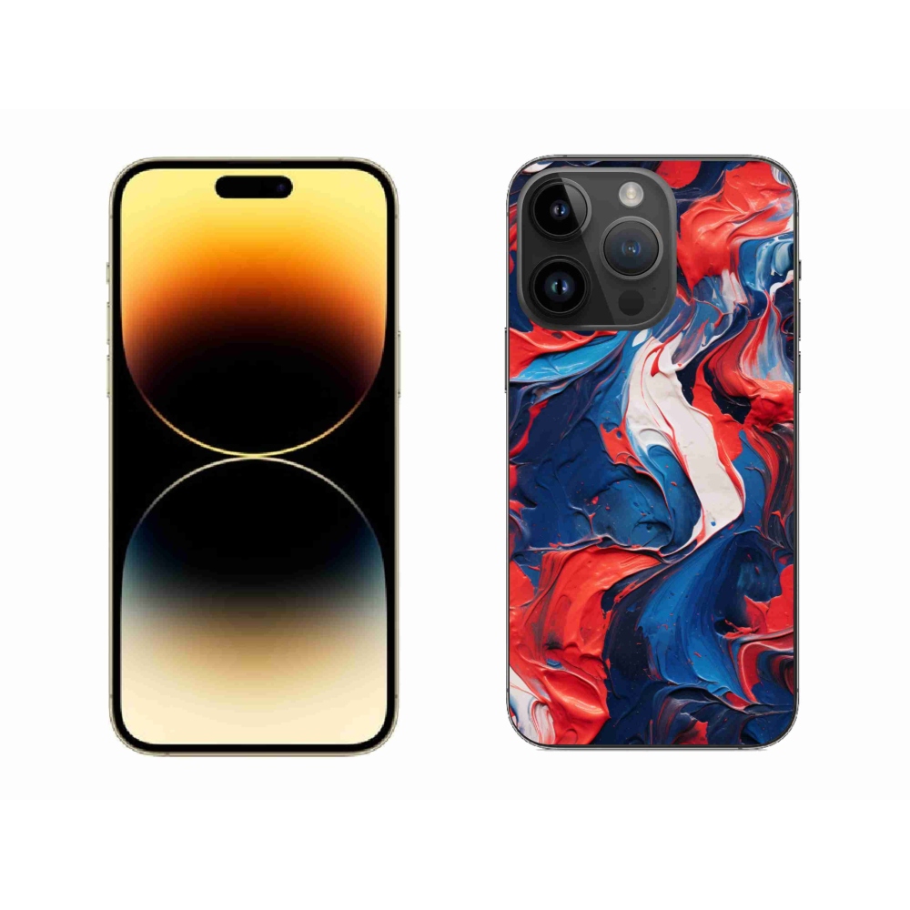 Gelový kryt mmCase na iPhone 14 Pro Max - abstraktní motiv 7
