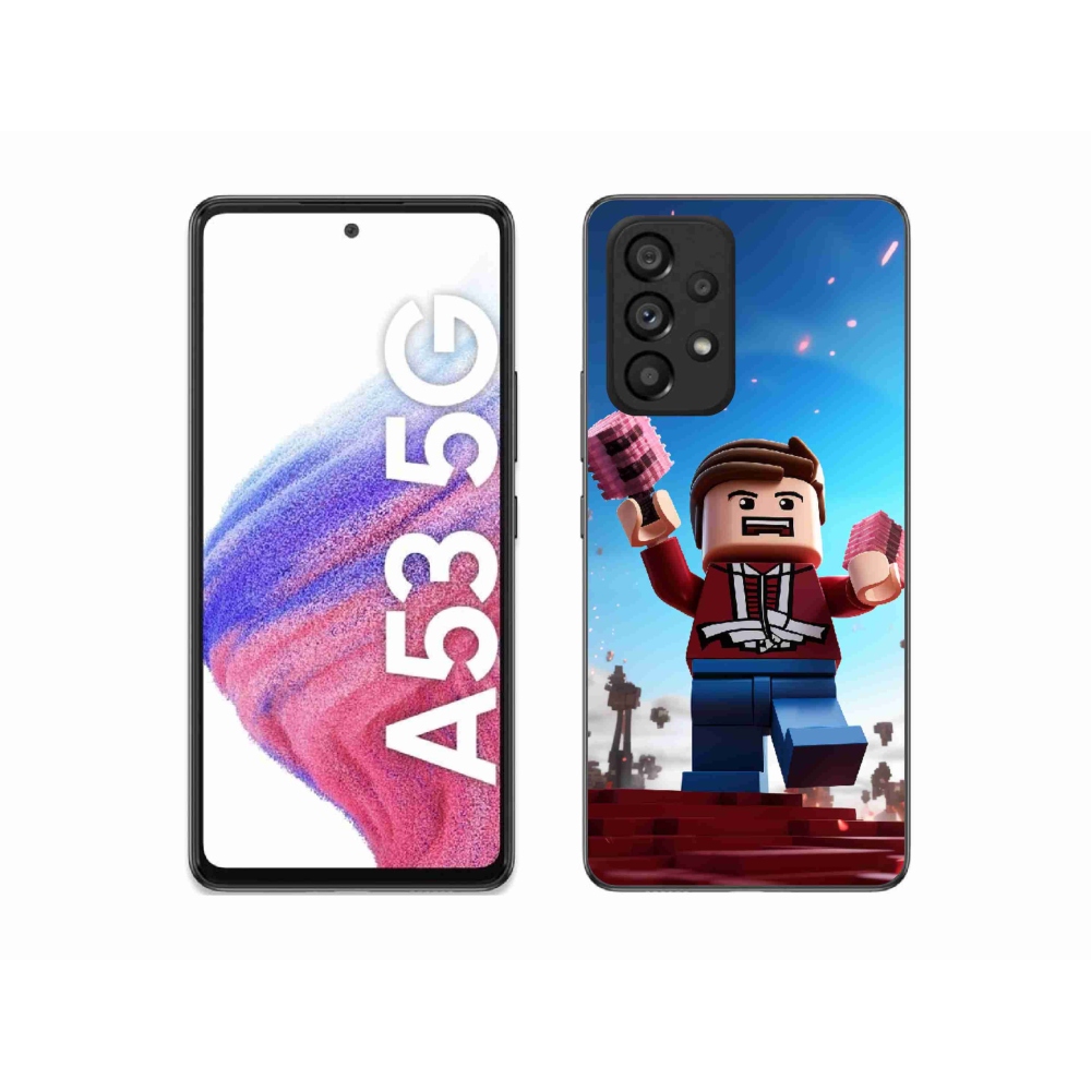 Gelový kryt mmCase na Samsung Galaxy A53 5G - roblox 2