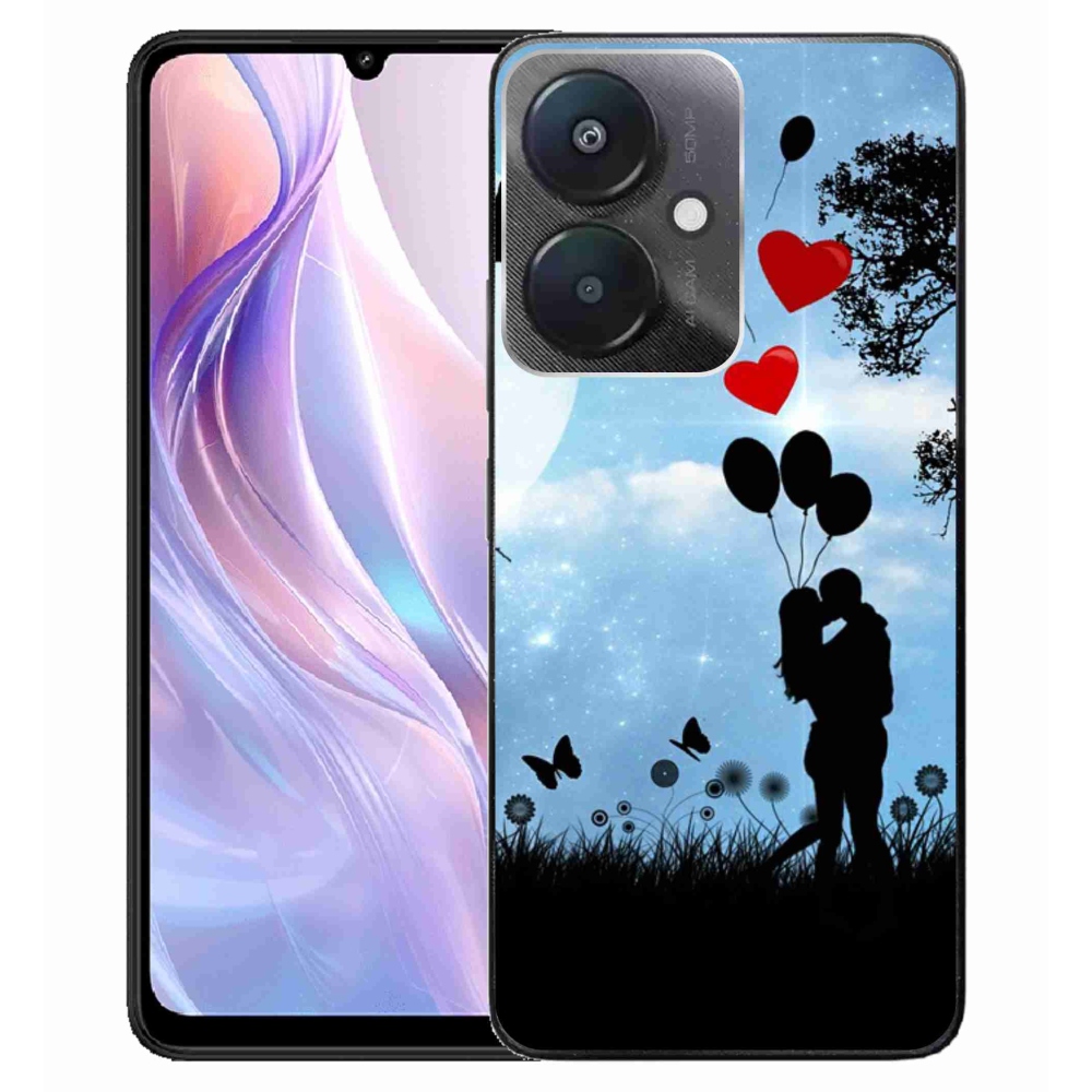 Gelový obal mmCase na Xiaomi Redmi 13C 5G - zamilovaný pár