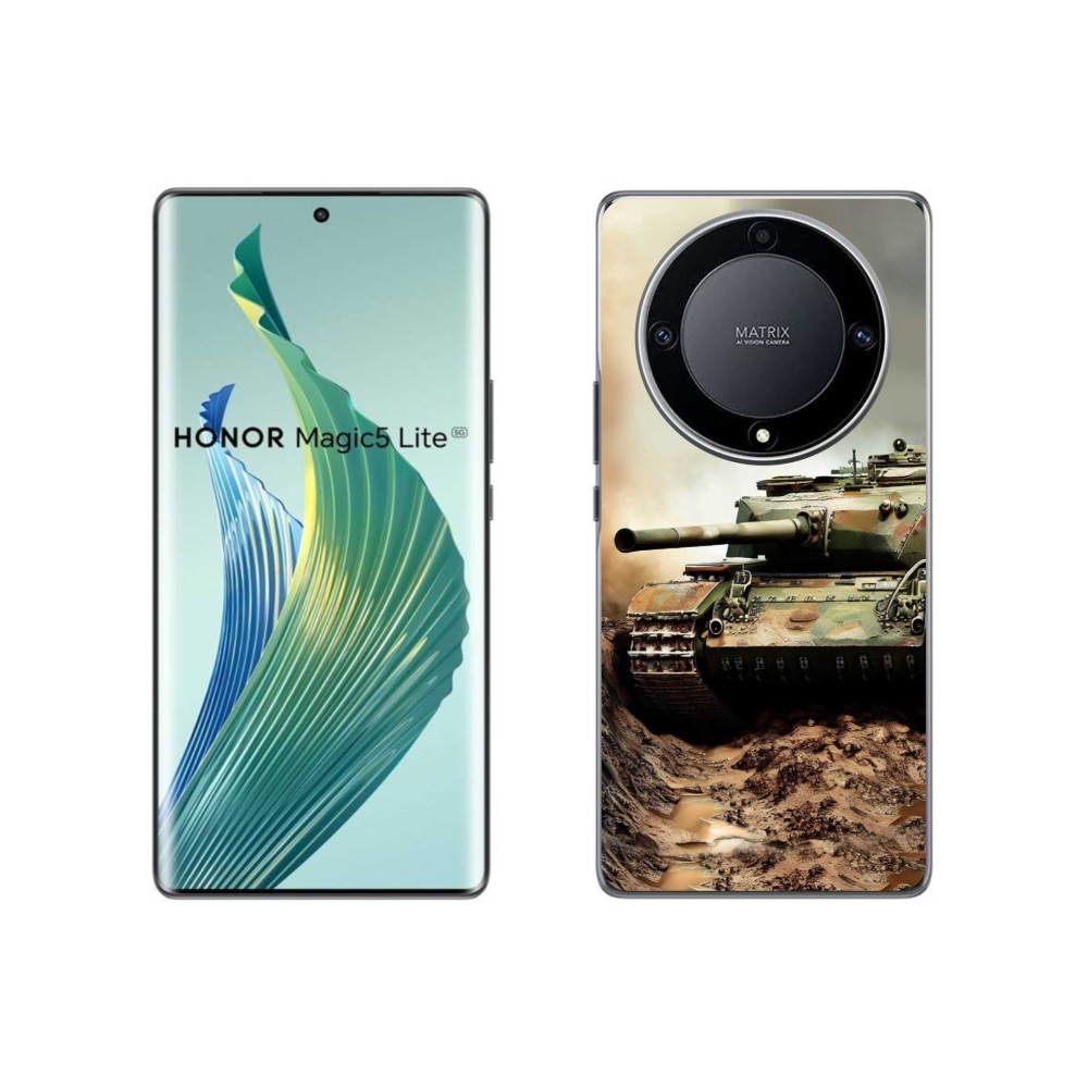 Gelový kryt mmCase na Honor Magic 5 Lite 5G - tank
