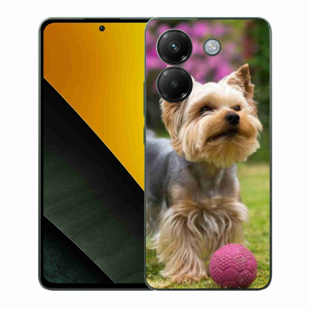 Gelový kryt mmCase na Xiaomi Poco M7 Pro 5G - jorkšír 4