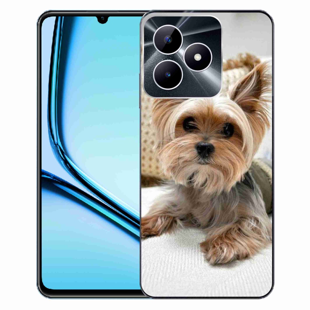 Gelový obal mmCase na Realme Note 50 - jorkšír 5