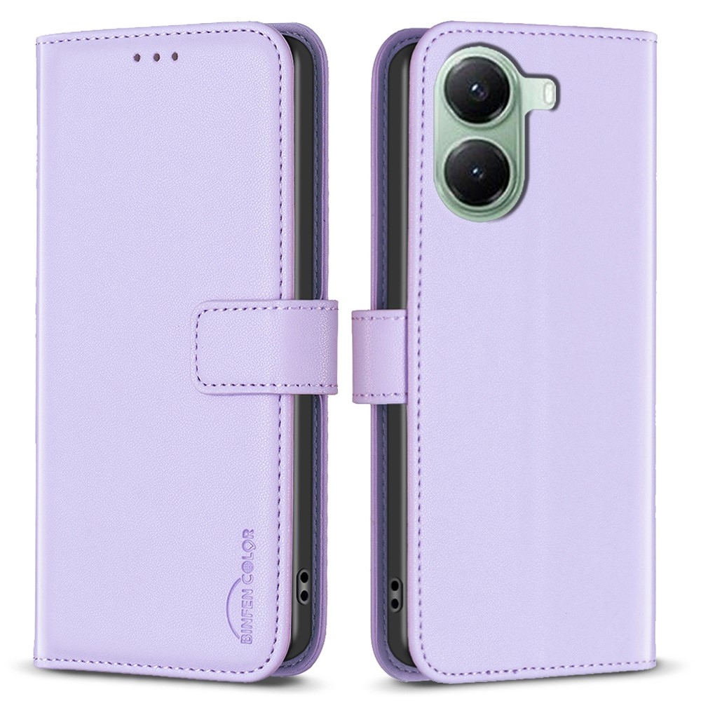 BNF knížkové pouzdro na Xiaomi Poco X7 Pro 5G - světlefialové