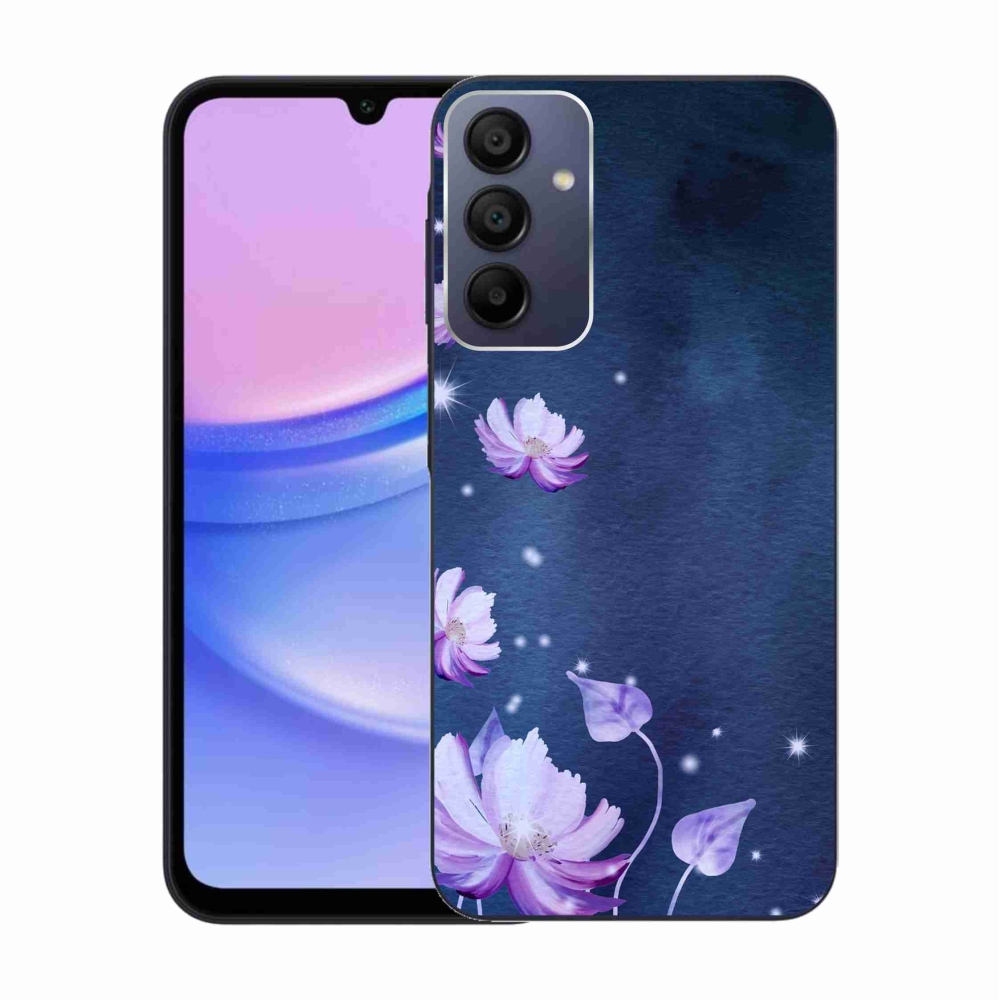 Gelový obal mmCase na Samsung Galaxy A15 4G/5G - padající květy