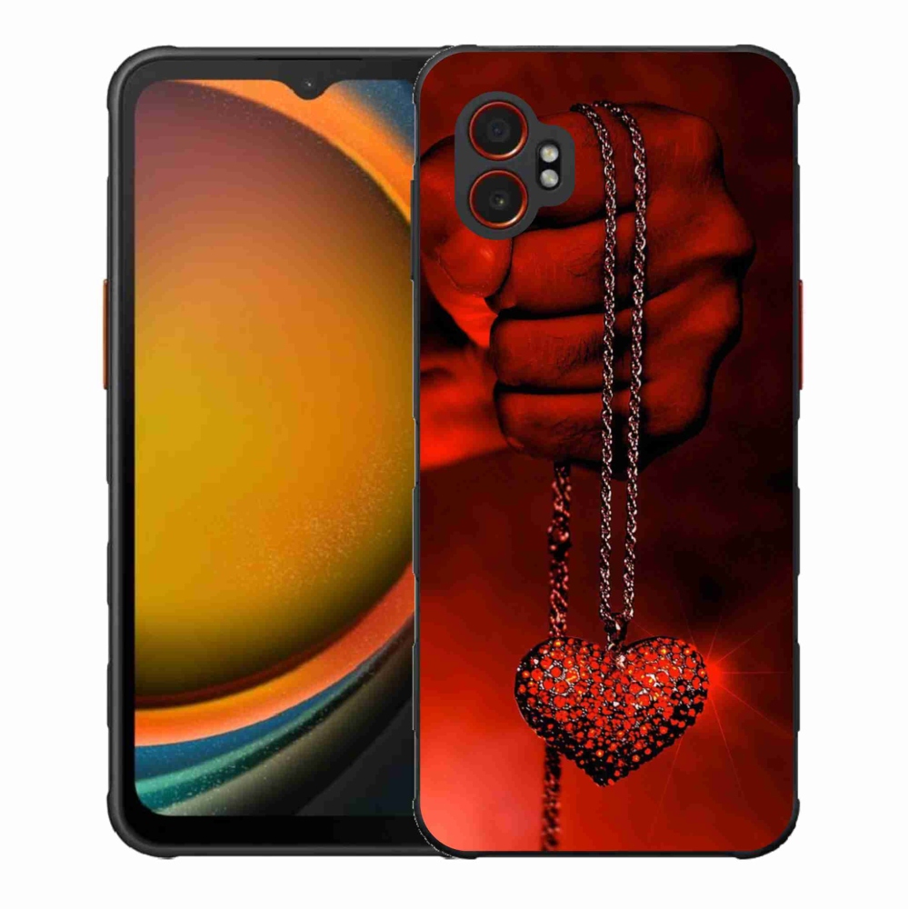 Gelový kryt mmCase na Samsung Galaxy Xcover 7 Pro - náhrdelník
