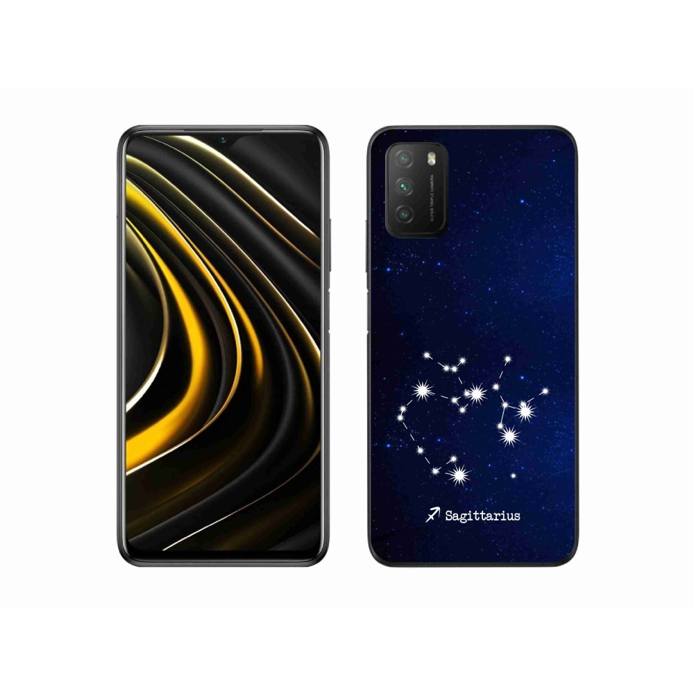 Gelový kryt mmCase na Xiaomi Poco M3 - souhvězdí Střelce