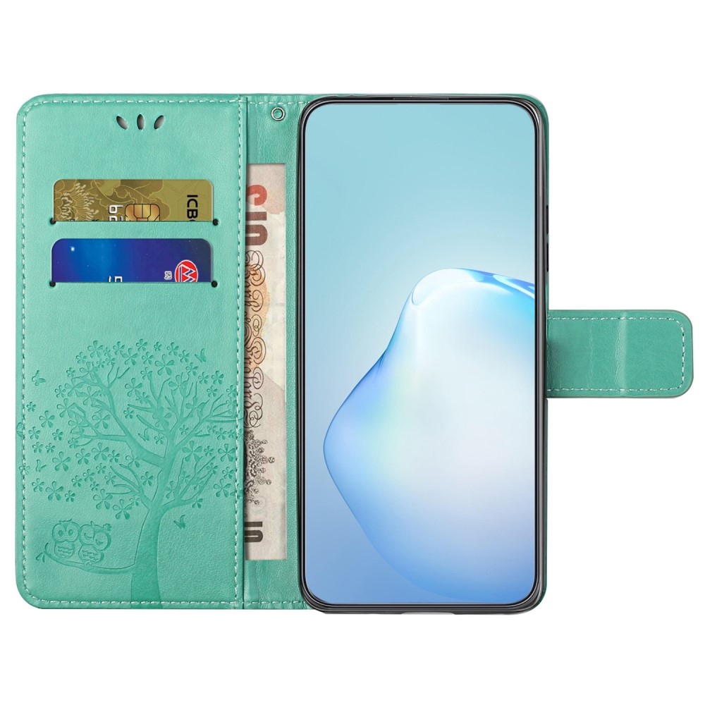 Tree knížkové pouzdro na Samsung Galaxy A05s - modrozelené