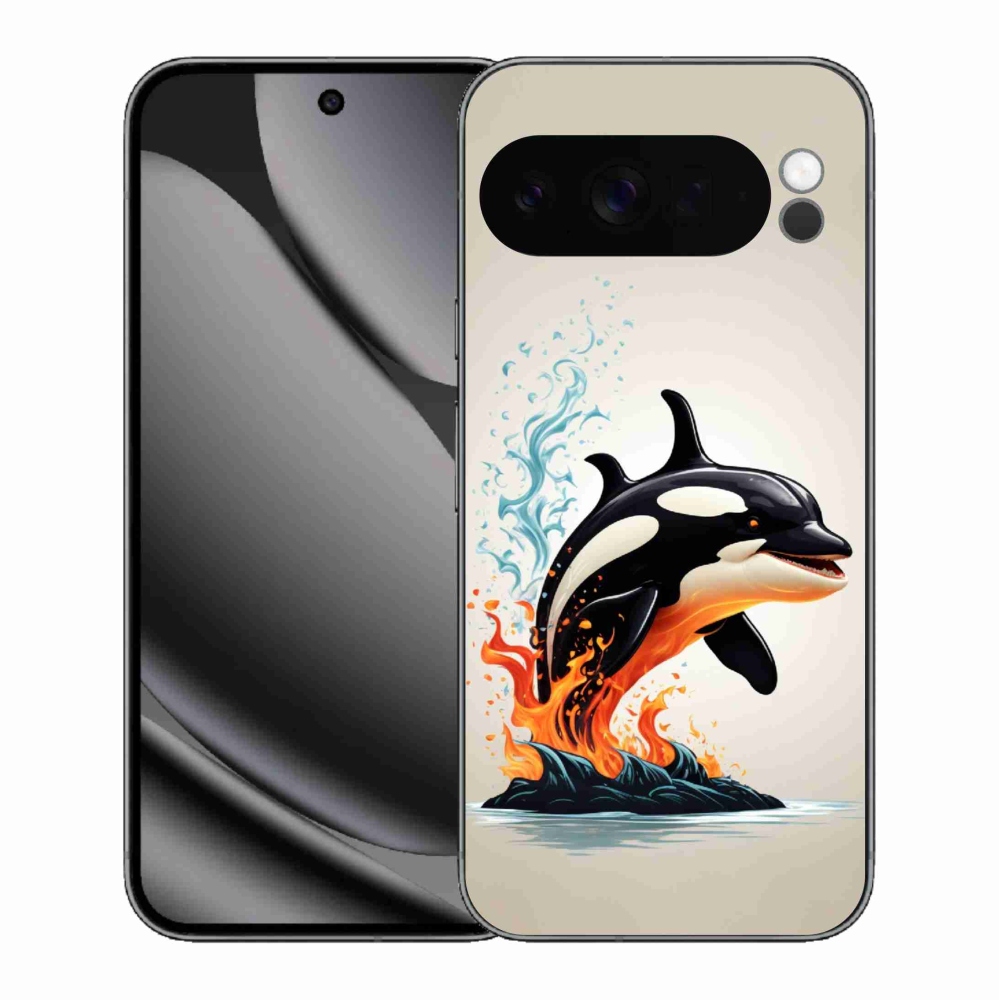 Gelový kryt mmCase na Google Pixel 10 Pro XL - kosatka