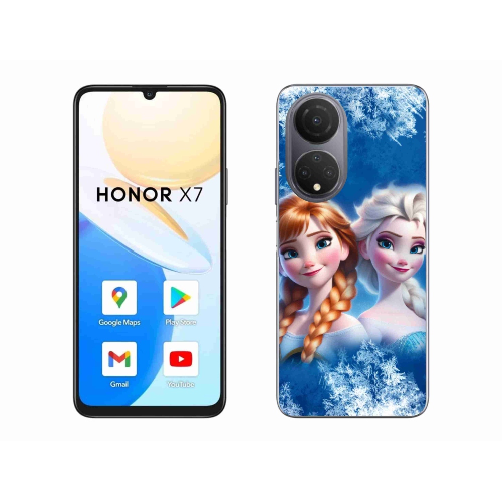 Gelový kryt mmCase na Honor X7 - ledové království 2
