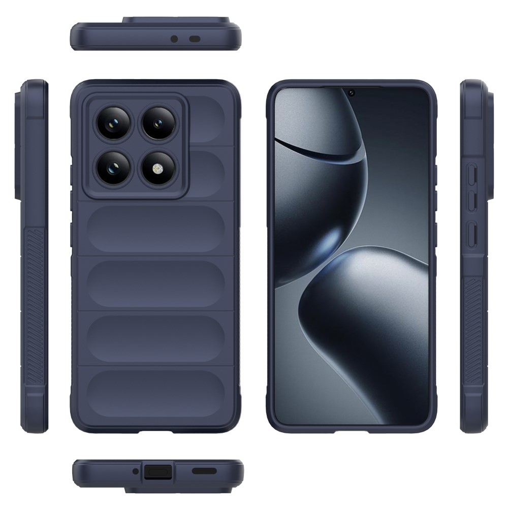 Rugg odolný gelový obal na Xiaomi Redmi Note 14 Pro 5G/Poco X7 5G - tmavěmodrý