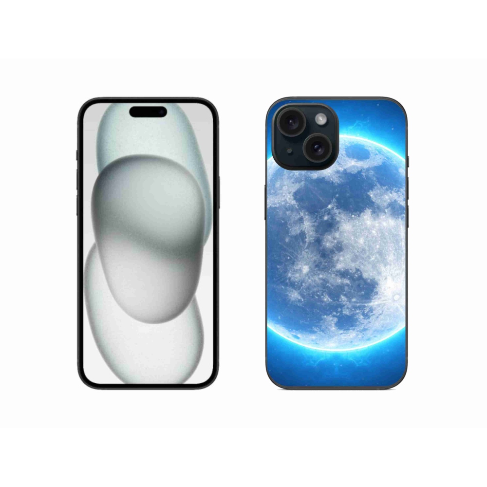 Gelový obal mmCase na iPhone 15 - zeměkoule