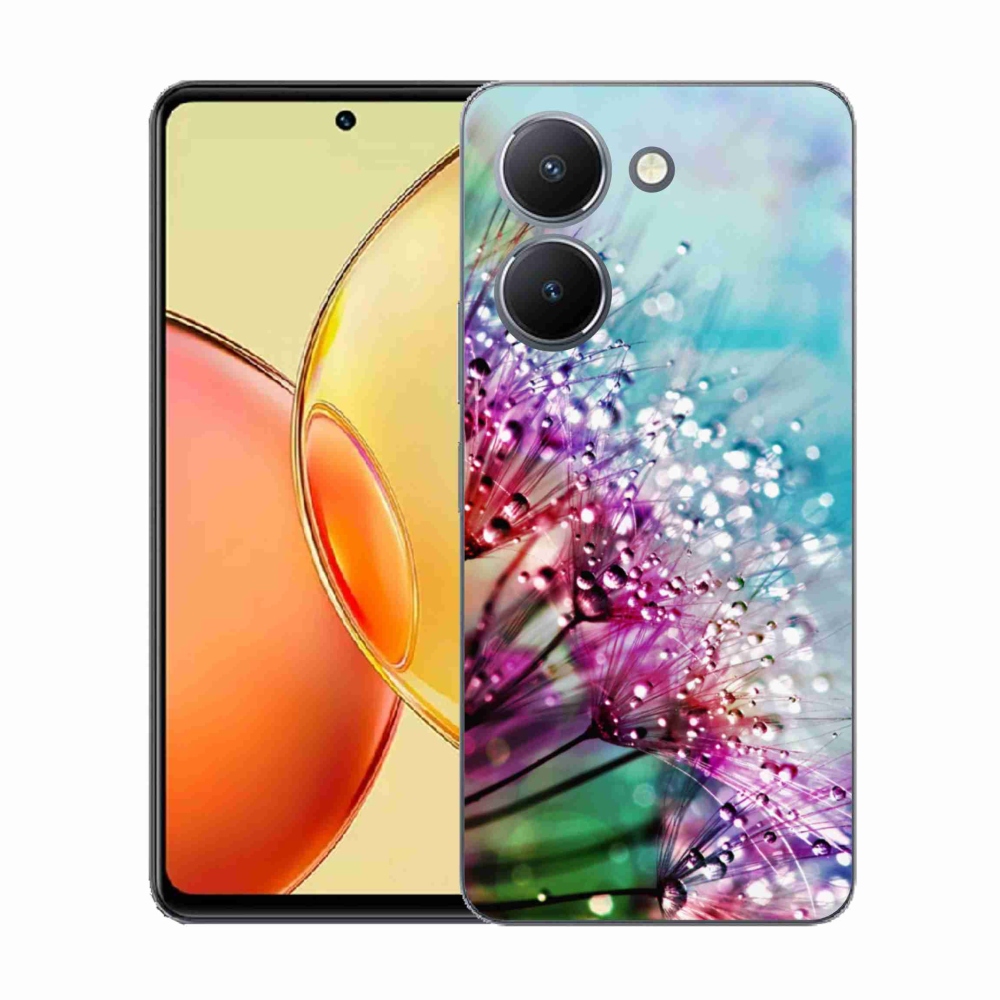 Gelový kryt mmCase na Vivo Y36 - barevné květy