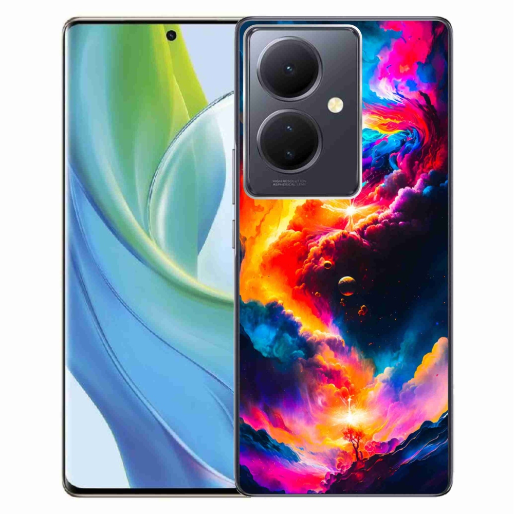 Gelový kryt mmCase na Vivo V29 Lite 5G - abstraktní motiv
