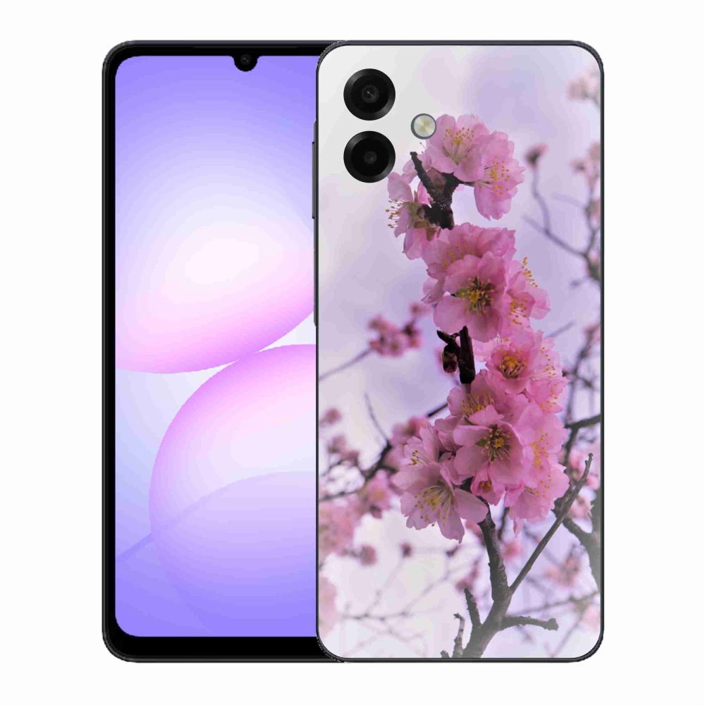 Gelový kryt mmCase na Samsung Galaxy A07 4G - květiny 7