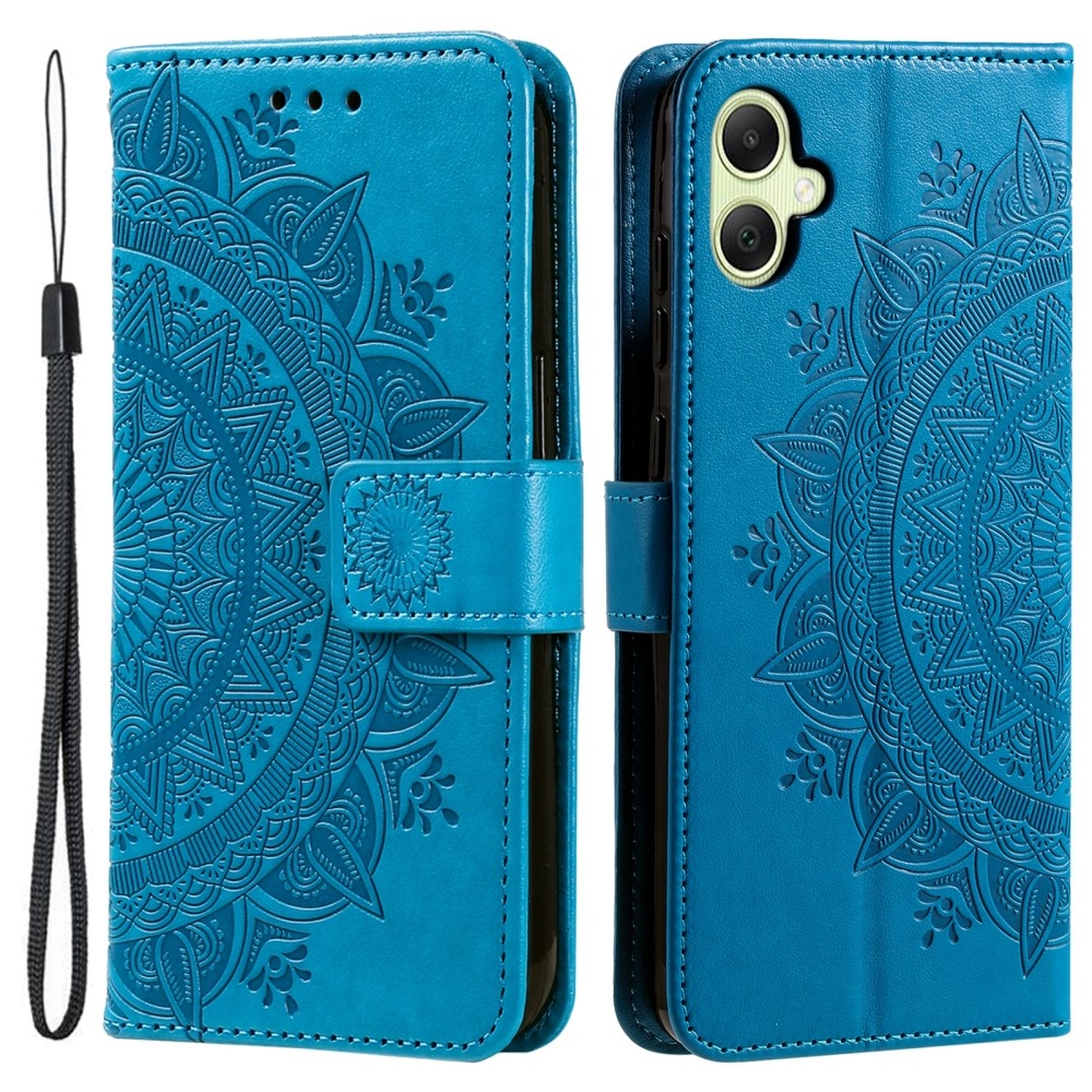 Mandala knížkové pouzdro na Samsung Galaxy A06 4G - modré