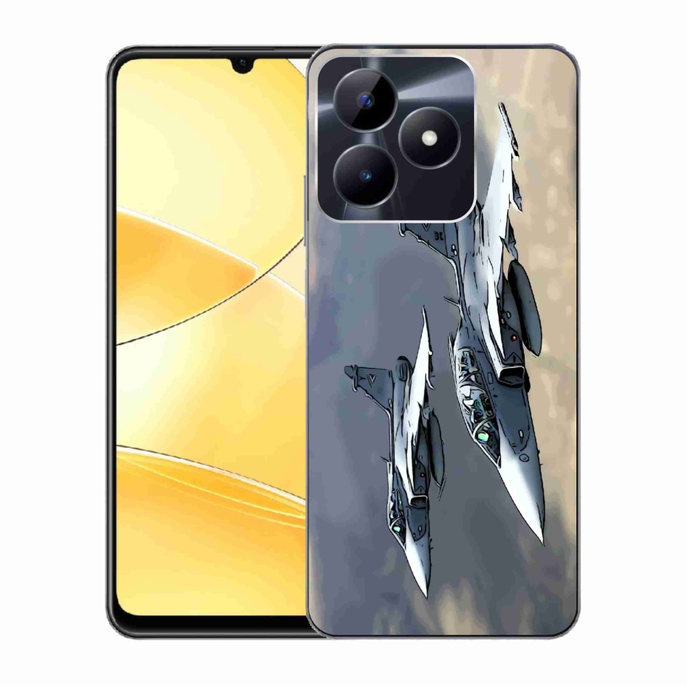 Gelový kryt mmCase na Realme C51/C53 - stíhačky