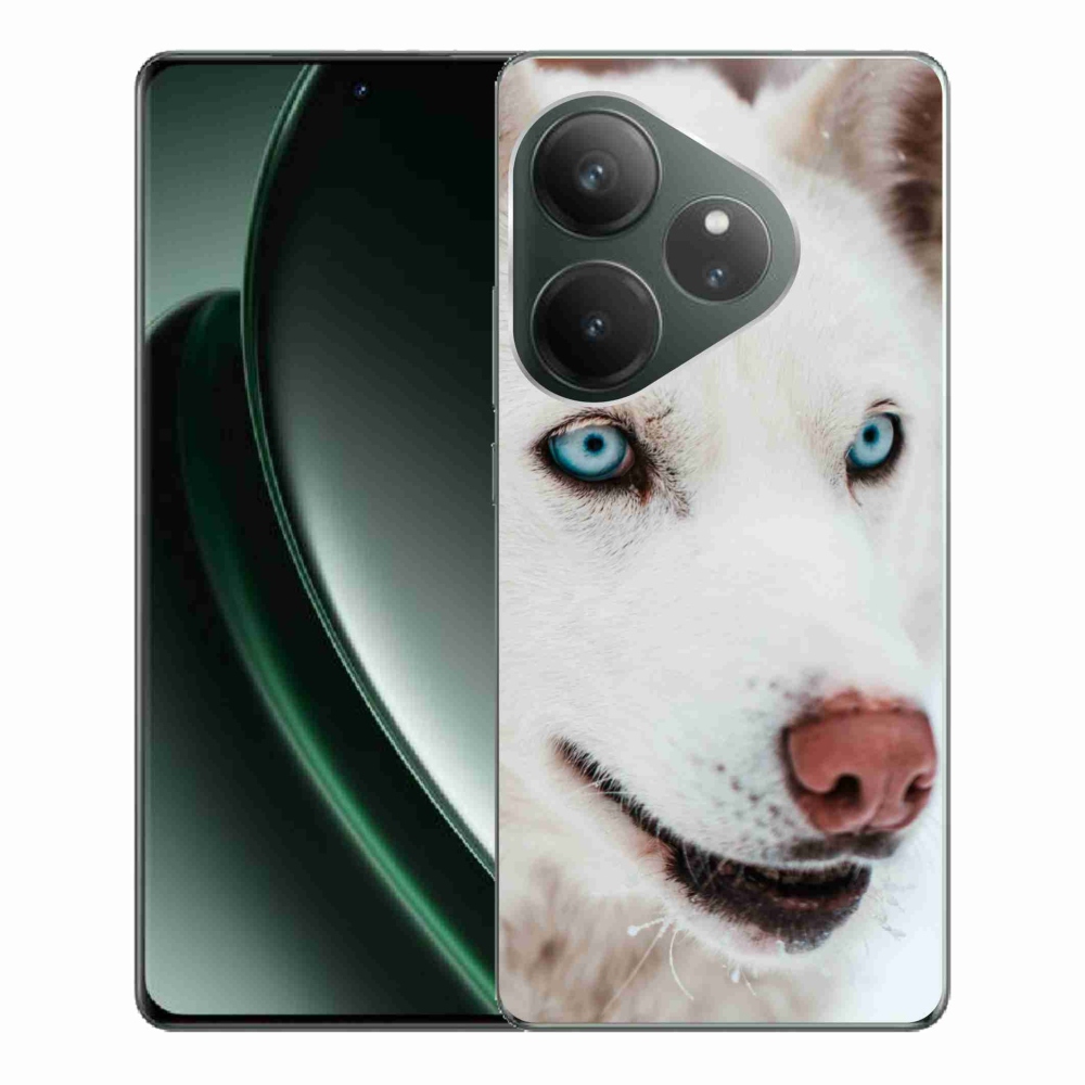 Gelový obal mmCase na Realme GT 6 5G/GT 6T 5G - psí pohled