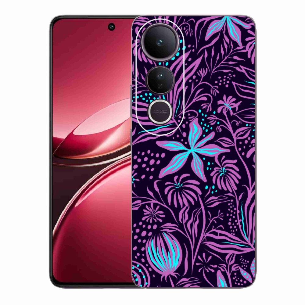 Gelový kryt mmCase na Vivo V50 Lite 4G/5G - květiny 2