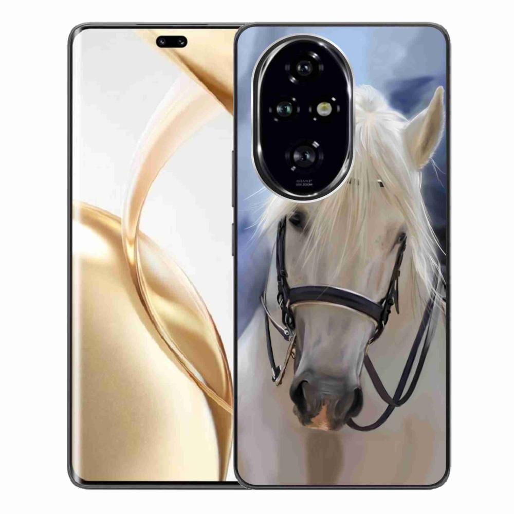 Gelový kryt mmCase na Honor 200 Pro 5G - bílý kůň