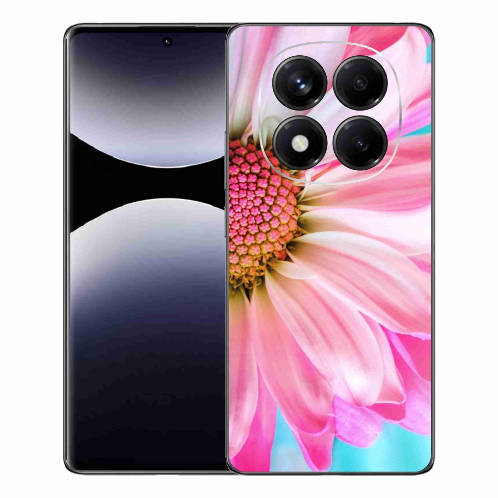 Gelový kryt mmCase na Xiaomi Redmi Note 14 Pro - růžová květina
