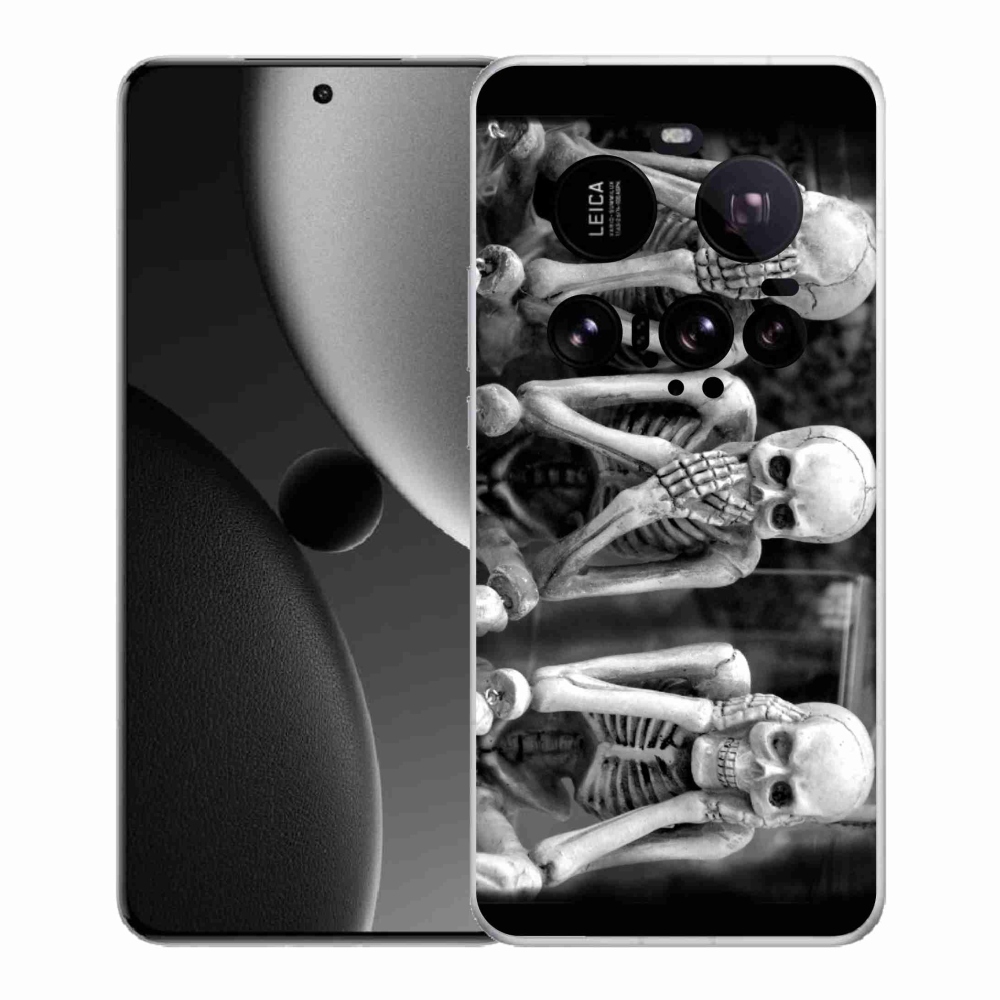 Gelový kryt mmCase na Xiaomi 15 Ultra - kostlivci