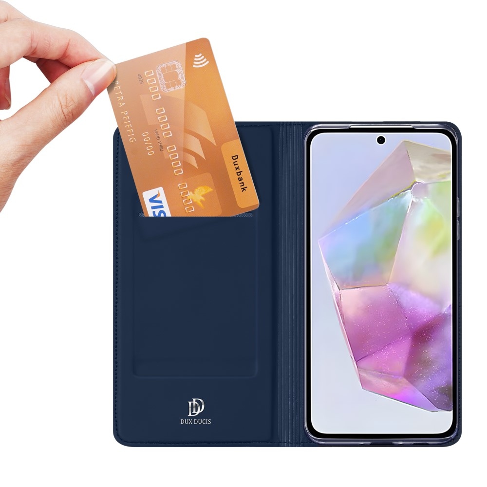 DUX knížkové pouzdro na Samsung Galaxy A36 5G/A56 5G - tmavěmodré