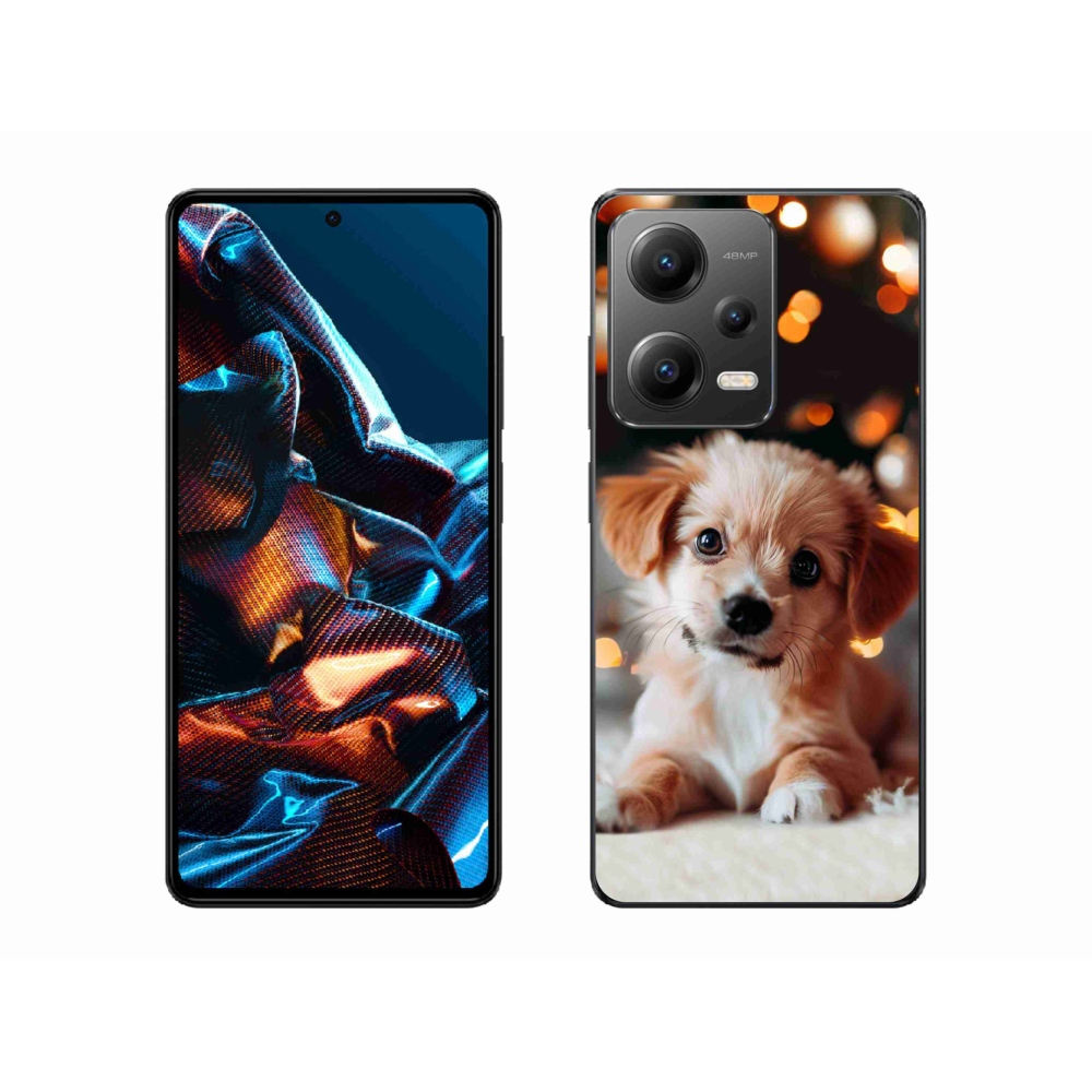 Gelový kryt mmCase na Xiaomi Redmi Note 12 Pro 5G - štěňátko