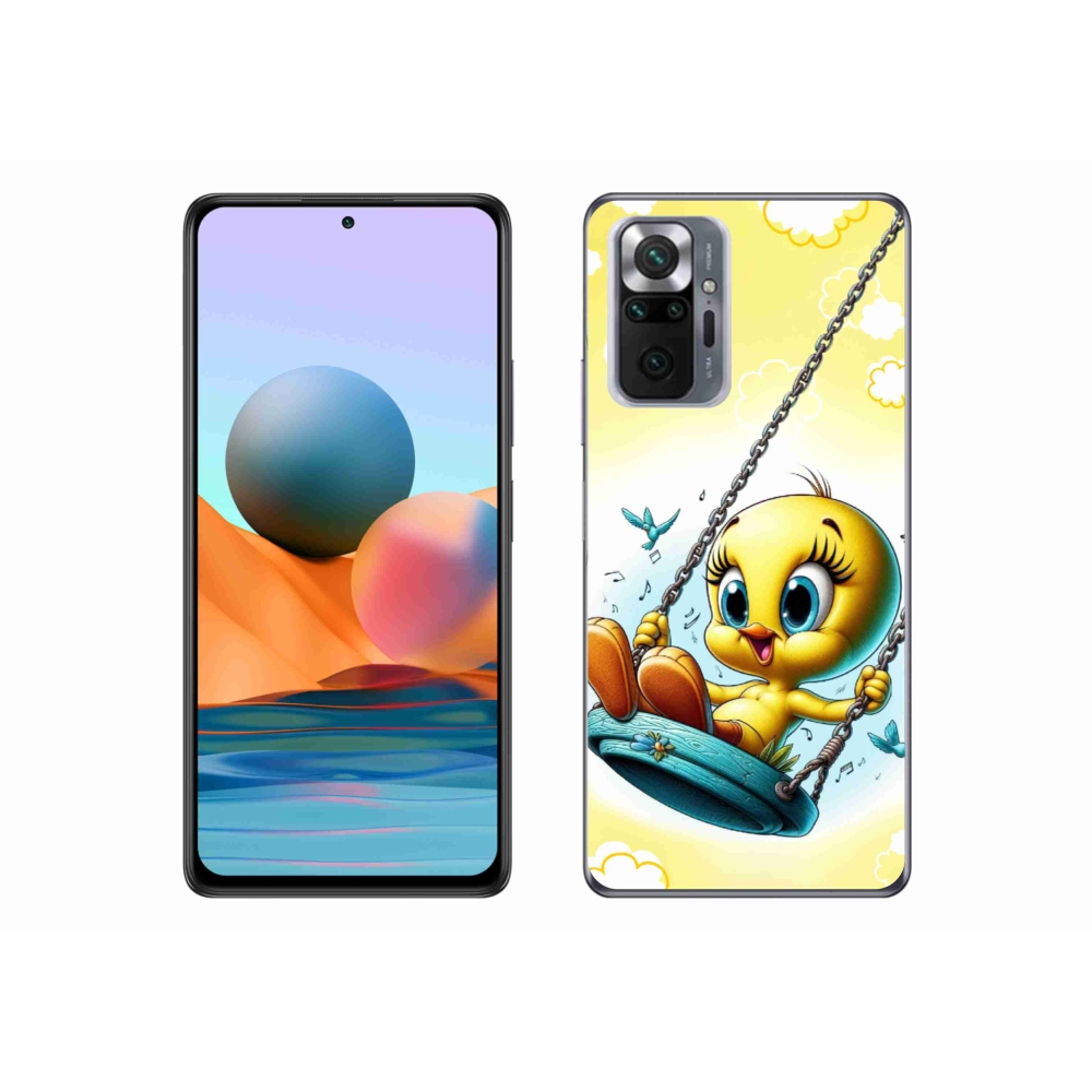 Gelový kryt mmCase na Xiaomi Redmi Note 10 Pro - tweety
