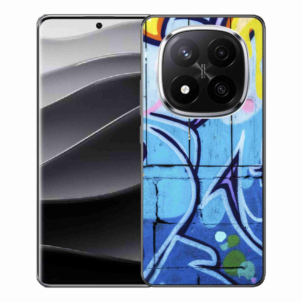 Gelový kryt mmCase na Xiaomi Redmi Note 14 Pro+ 5G - graffiti