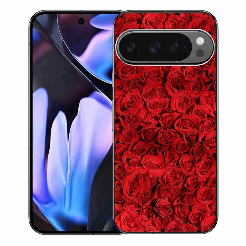 Gelový kryt mmCase na Google Pixel 9 Pro XL - růže